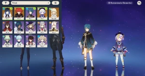 Ar10 - Yelan C1 + Bis + Diluc + Qiqi + Banner Garantido - Genshin Impact