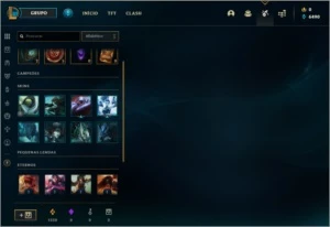 Conta plat4 honra1 lv40 53V 52L - League of Legends LOL