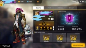 Conta Free fire (Full GEMADA)