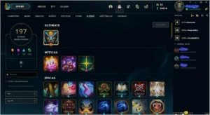 Conta de LOL todos os campeões lvl171 com itens de 2013 - League of Legends