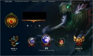 Vendo Conta lv 30 gold 4 - League of Legends LOL