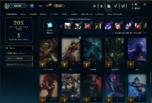 Unranked com 60 Champs e 35 Skins ( JG / ADC / MID ) - League of Legends LOL