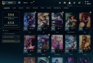 Conta LoL Recheada - 689 Skins - (Lista de skins no anuncio) - League of Legends