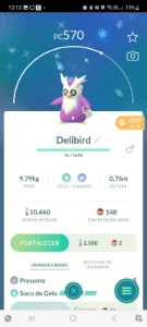 Delibird shiny - Pokemon GO