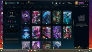 Conta lol 235 com 75 - League of Legends