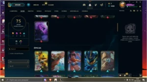 Conta lol 235 com 75 - League of Legends