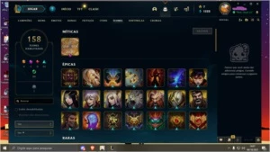 Conta lol 235 com 75 - League of Legends