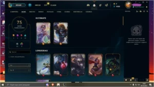 Conta lol 235 com 75 - League of Legends
