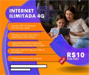 INTERNET VPN 4G ILIMITADA - Números, Proxy e VPN Números Virtuais