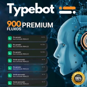 Fluxos Premium de Conversas Typebot- Venda No automatico