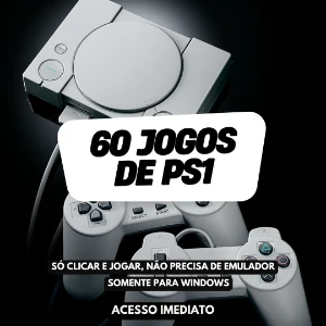 60 Jogos De Ps1 - Executaveis Em Pc / Só Os Melhores