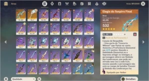 XIAO/ZHONGLI/HUTAO/DILUC/ELEGIA/HARPA AR52 - Genshin Impact