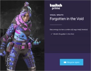 Recompensa Twitch Prime Apex Legends PC, PS4 e XBOX ONE