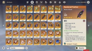 Conta AR 56 Genshin com varios personagens e armas 5* - Genshin Impact