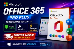 Office 365 Pro Plus Original (Licença Digital 30 DIAS) - Softwares e Licenças