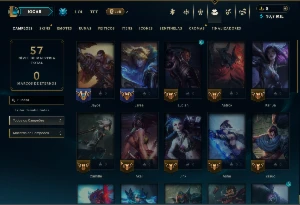 Esmeralda 2 com 30 Champs e 5 Skins - League of Legends LOL