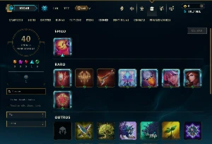 Esmeralda 2 com 30 Champs e 5 Skins - League of Legends LOL