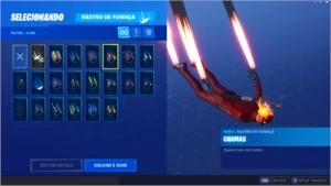 Conta Fortnite Galaxy + John Wick + Royale Bomber e mais