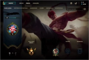 Conta gold, algumas skins boas no espolio. - League of Legends LOL