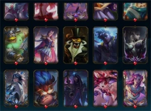 Conta DIAMANTE 74%WR + TODOS OS ETERNOS EA E RP, 384 skins - League of Legends LOL