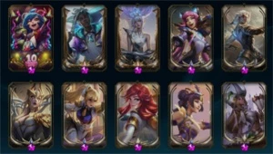 Conta DIAMANTE 74%WR + TODOS OS ETERNOS EA E RP, 384 skins - League of Legends LOL