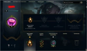 Conta League of Legends Gold 4 LOL