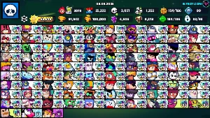 Conta Brawl Stars Veterana | Raridade - Brawlers - Skins