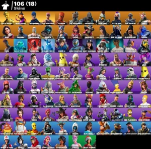 >>Conta Fortinite | 106 skins | Warpaint| ENTREGA AUTOMÁTICA - Fortnite