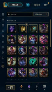 Conta LOL para ser main Todos bonecos do lol 150 skins - League of Legends