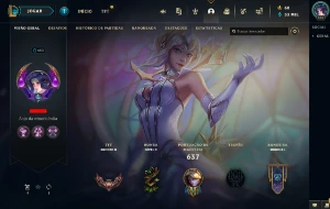 Conta LOL para ser main Todos bonecos do lol 150 skins - League of Legends