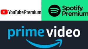 Combo assinaturas (Spotify, Youtube e prime video) - Assinaturas e Premium