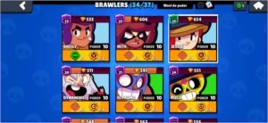 Conta Brawl Stars - 17700 Troféus - Com Brawl Pass Ativado