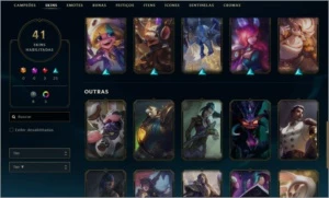 Conta LOL MMR GOLD/PLAT nivel 92 - League of Legends