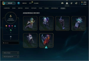 Conta LOL MMR GOLD/PLAT nivel 92 - League of Legends