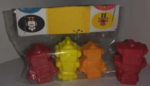 Saquinho Sabonete robô - Artesanato e Personalizados