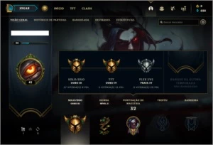 Conta ouro 3 BARATA com 1 skin e 27 champs - League of Legends LOL