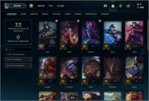 Conta ouro 3 BARATA com 1 skin e 27 champs - League of Legends LOL