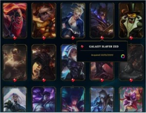 conta de 2014, com mmr de mestre, 338 skins e mui - League of Legends LOL