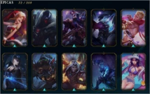 Conta lol + de 1000 reais em skins - League of Legends