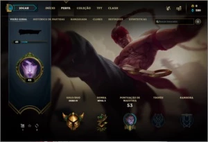 conta smurf gold 4 - League of Legends LOL