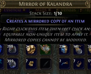 Mirror of Kalandra  - Path of Exile - Liga Crucible