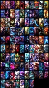 Platina I, 97 Skins, 120 Icones + Riven Champ+ 13900 de IP. - League of Legends LOL