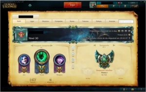 Platina I, 97 Skins, 120 Icones + Riven Champ+ 13900 de IP. - League of Legends LOL