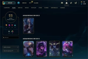 CONTA COM RIVEN CAMPEONATO SEASON 2 PARA VOCÊ MOLDAR!!! - League of Legends LOL