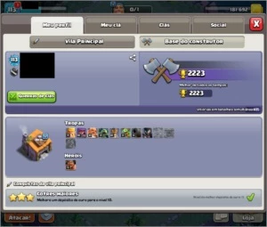 CV 10 - SUPER BARATA  MUDANÇA DE NOME - 6K DE GEMAS - Clash of Clans