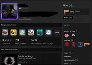Conta Steam 5 anos de serviço - Counter Strike CS