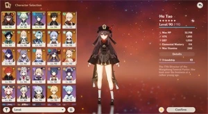 Conta AR58 End game 14 char 5 estrelas /  6 armas 5 estrelas - Genshin Impact