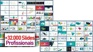 +32.000 Slides Comerciais Editáveis + Mockups - Power Point - Others