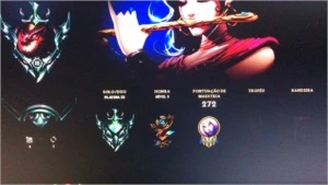 CONTA LEAGUE OF LEGENDS PLAT 3 149 SKINS LOL