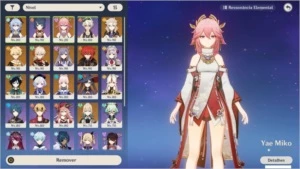ar56 yae kazuha ganyu mona kokomi venti albedo keqing+ - Genshin Impact